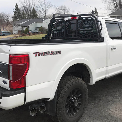 Build a Rack with window opening and flags on Ford