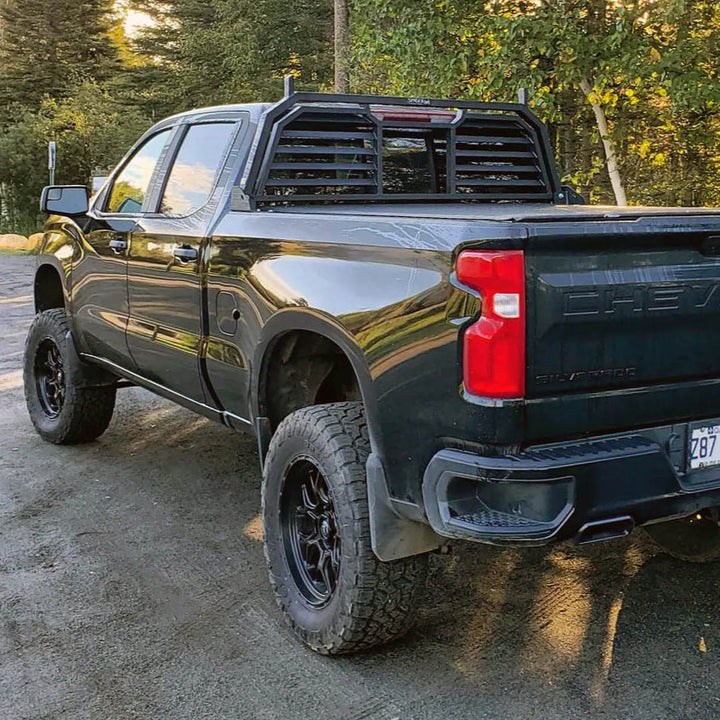 Headache rack with Louvers and window opening on Chevy