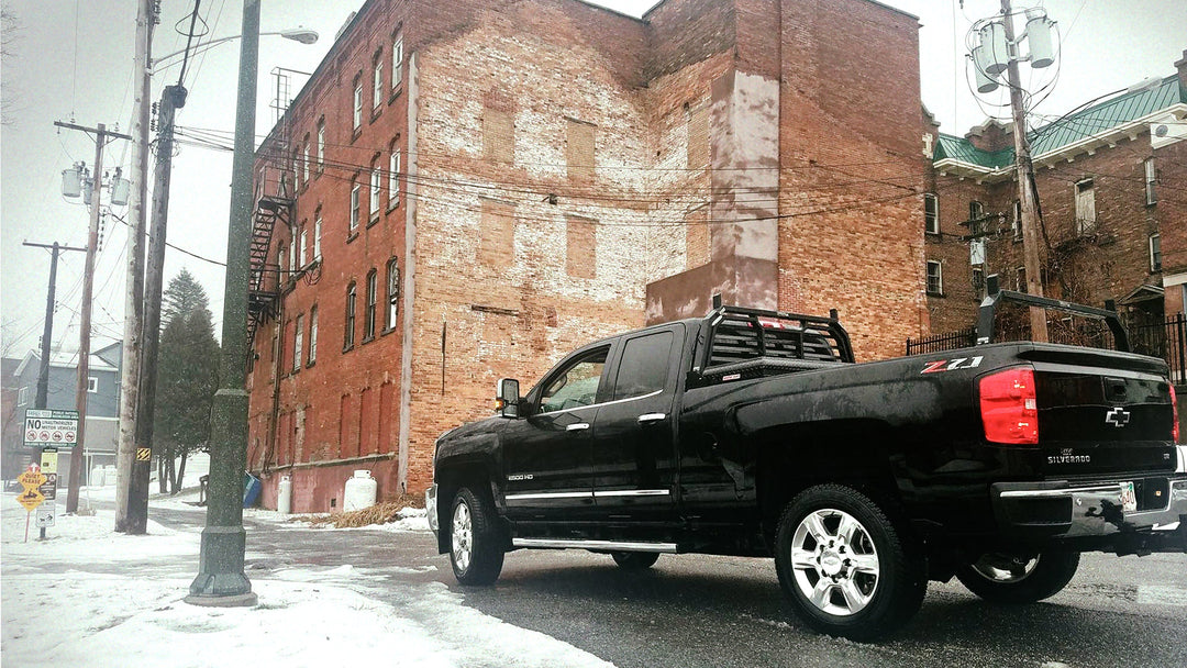 Headache rack and hoop on Silverado