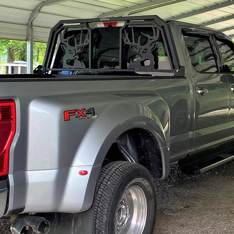 White Tail Deer Headache Rack on Ford