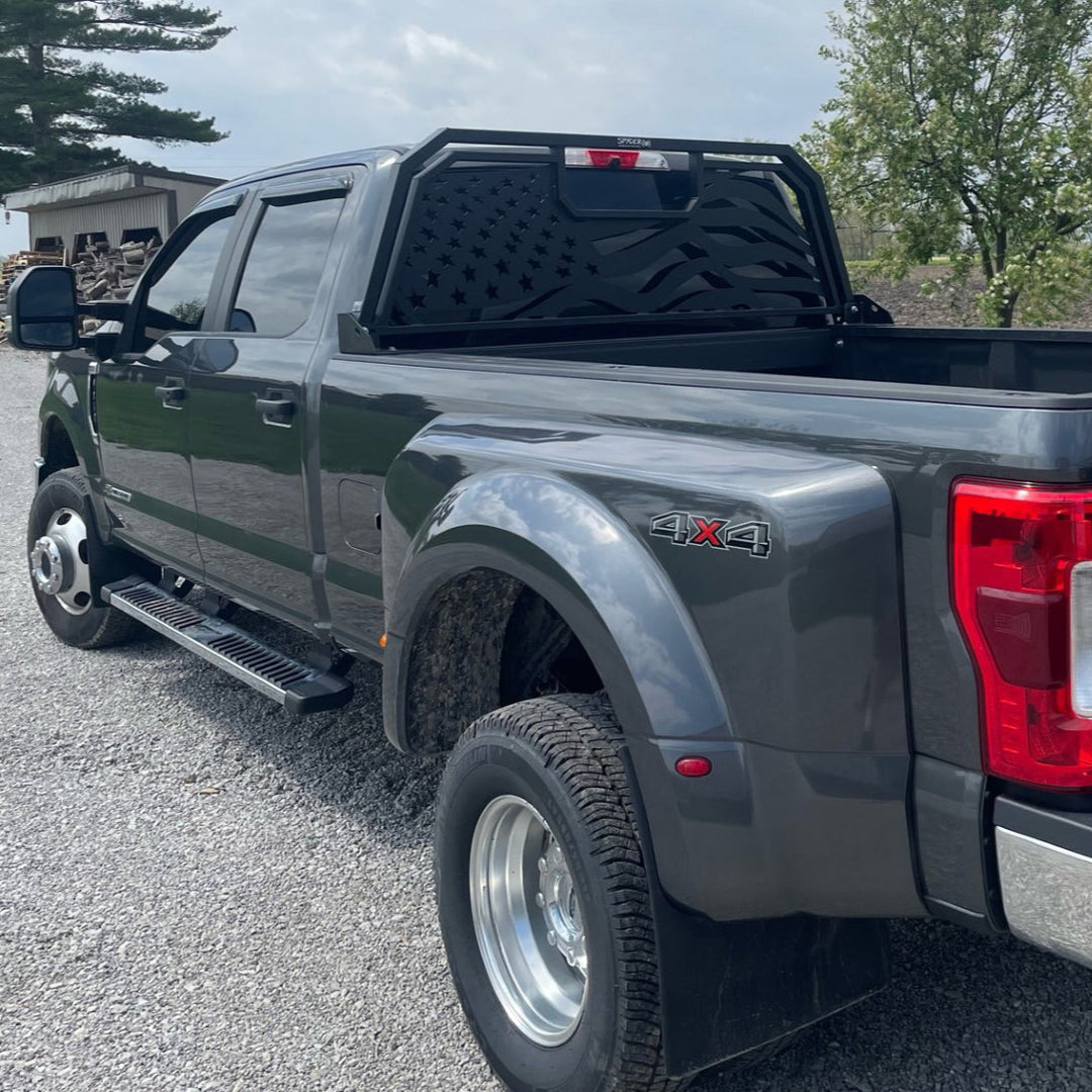 All American full coverage headache rack on Ford