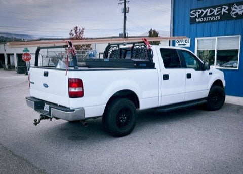 Rack and Hoop loaded outside Spyder Industries